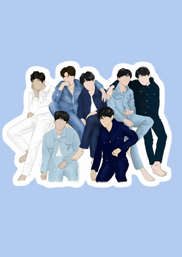 BTS Blue Hour Sticker - Image 2