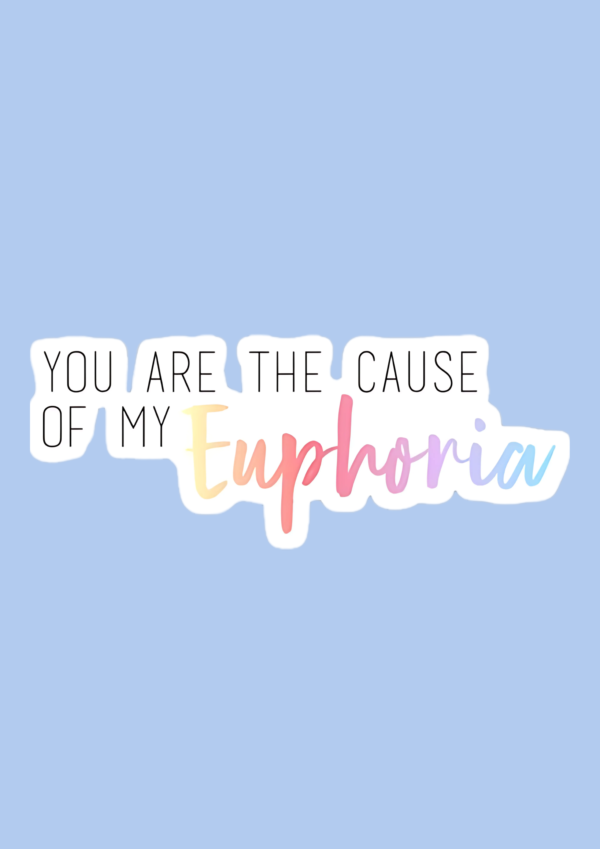 You Are My Euphoria – BTS Lyric Sticker - Image 2