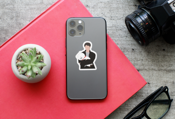 Jin & RJ Cuddle – BTS Sticker