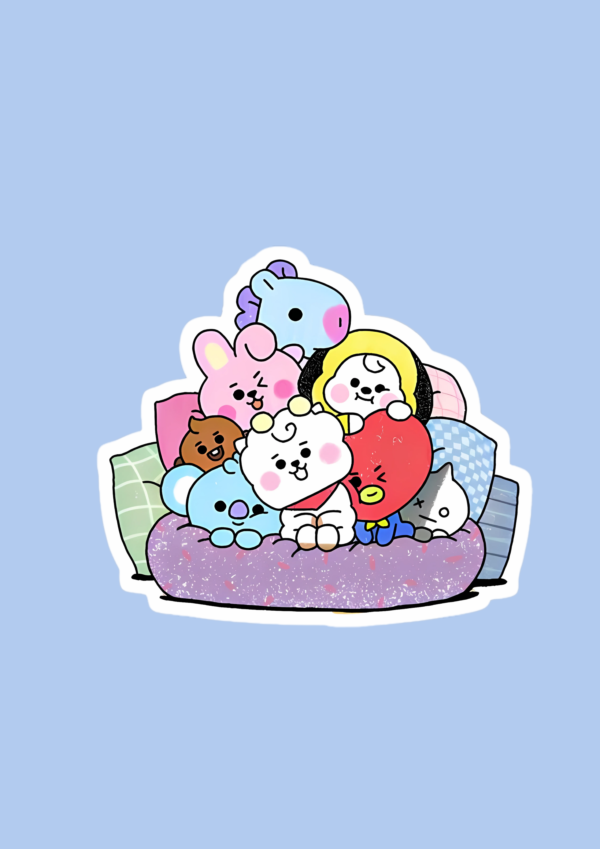 BT21 Sleepover Sticker - Image 2