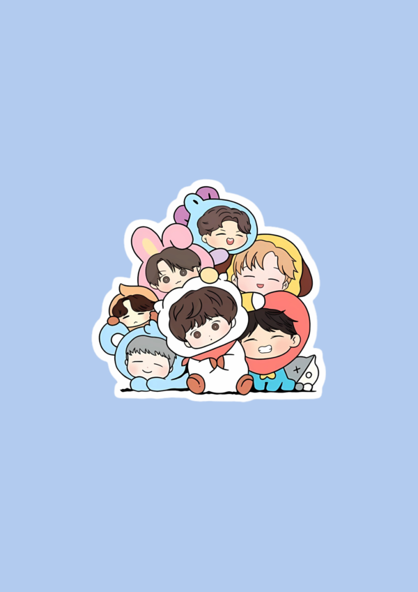 BTS BT21 Cute Sticker - Image 2