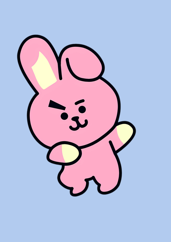 BT21 Bunny Sticker - Image 2