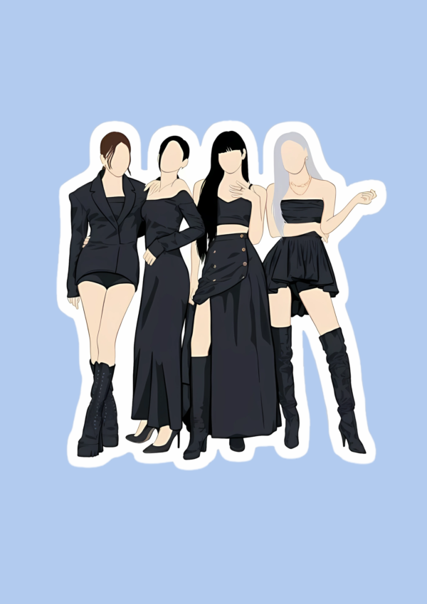 Blackpink K-Pop Queens Sticker - Image 2