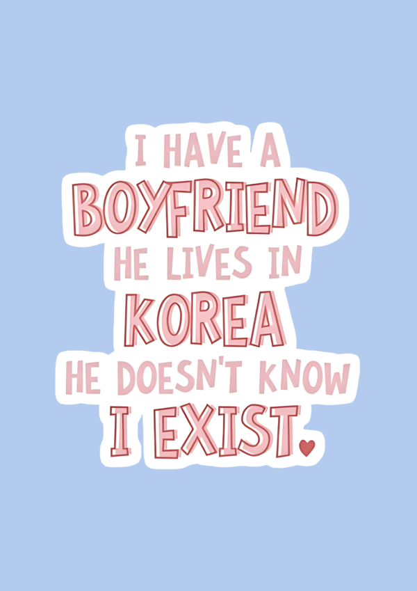 Fictional K-Boyfriend Sticker - Image 2