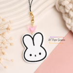 Cute Miffy Bunny Mobile Charm