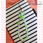Leafy Green Bow Chain Charm – Fairycore Phone Strap