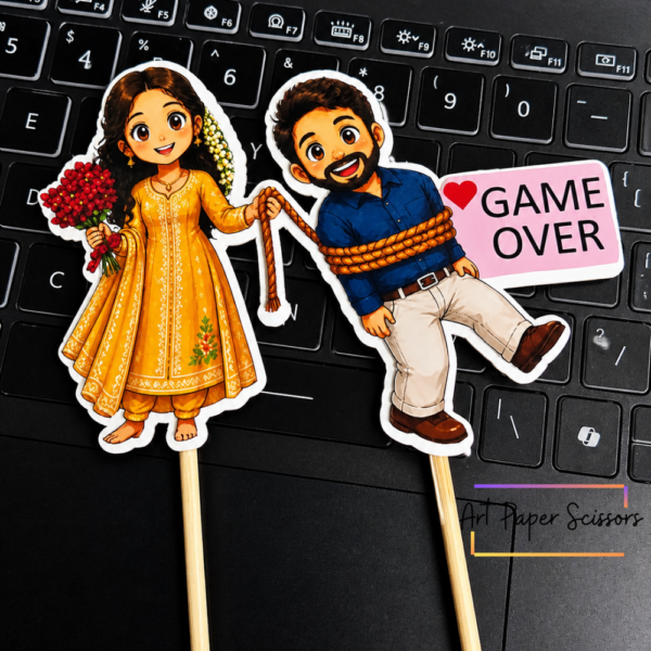Turn Your Photo into Ghibli Style Cake Topper | Custom Anime Portrait Cake Decoration