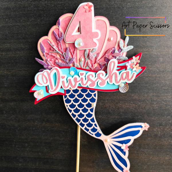 Mermaid Cake Topper