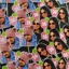 Personalized photo cupcake toppers with custom photo and age for birthday party cupcake decoration