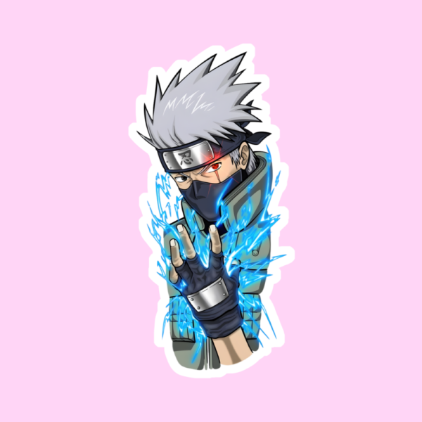 Kakashi Chidori Naruto anime waterproof vinyl sticker